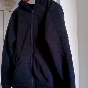 Black large light jacket